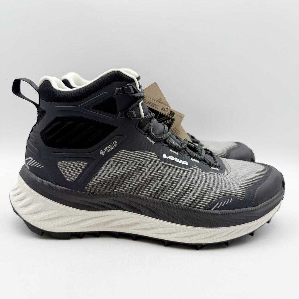 Lowa Womens Fortux GTX QC Ws Trail Running Sneaker US 7 EU 39 Black White WP NIB
