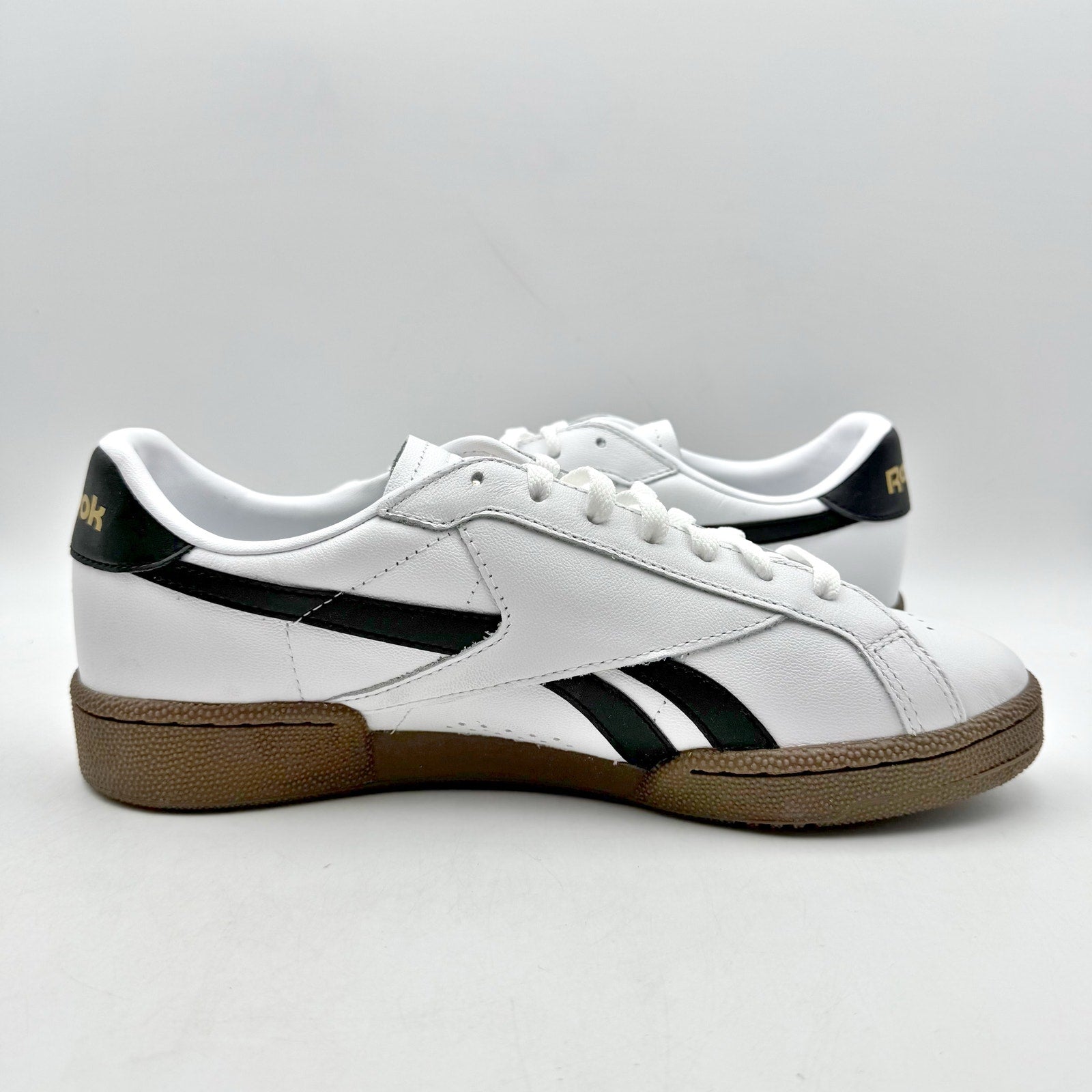 Reebok Mens Club C Grounds Casual Sneakers Size 9 EU 42 White Black NIB