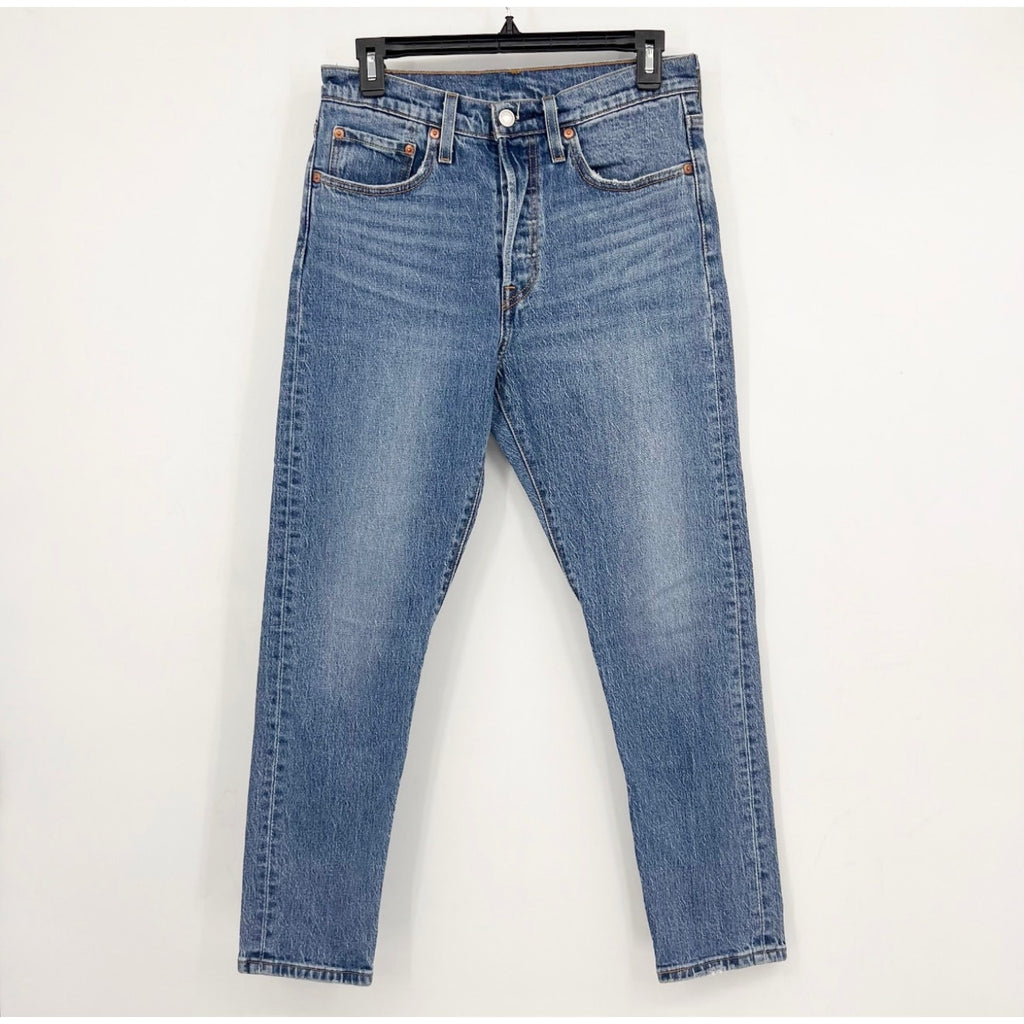 LEVI'S Women's 501 Skinny Jeans 27x28 Size 4 Blue Medium Indigo Worn In NWOT 295