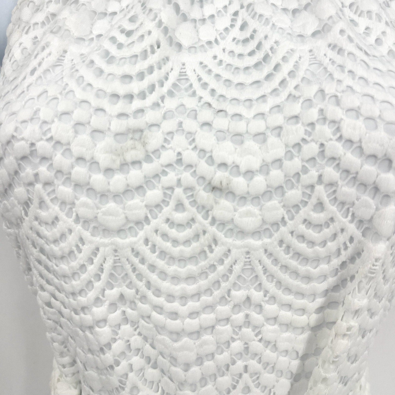 LILLY PULITZER Bingham Lace Midi Dress XS Resort White Scalloped Shell NWT