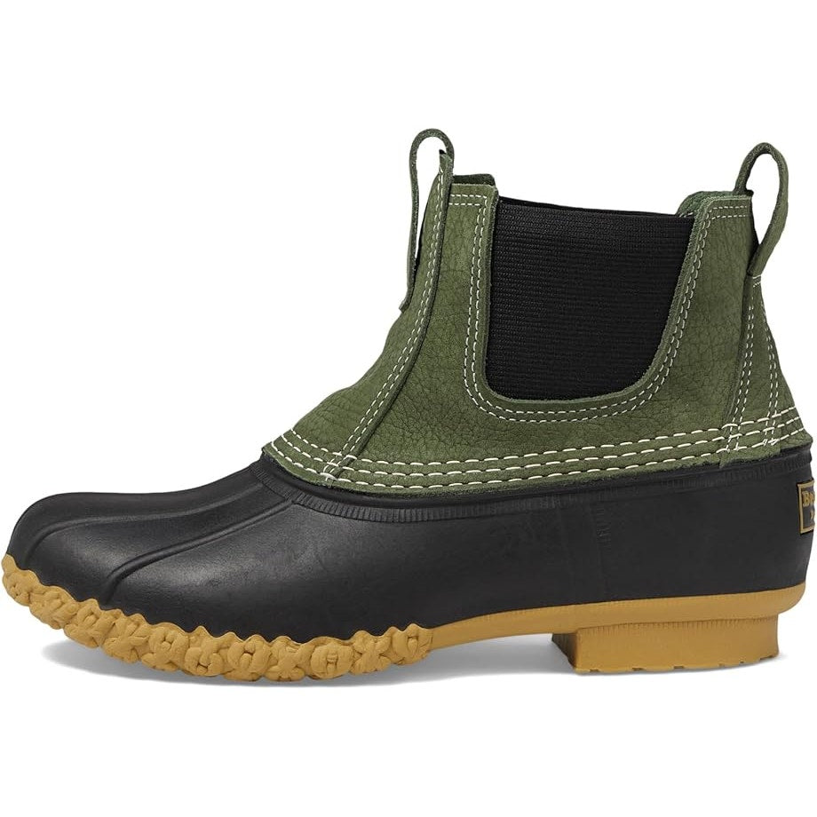 L.L. BEAN Womens Bean 6.5" Chelsea Boots US 9 M Sage Gum Leather NWOB