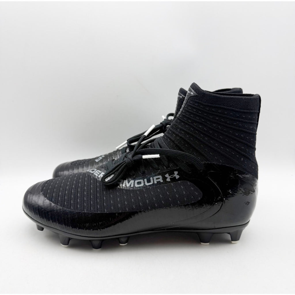 Under Armour Men's Highlight MC 2.0 High Top Football Cleats Size 9 Black NWOB