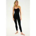 SPLITS59 Women's Airweight Jumpsuit Small Black Sleeveless Scoop Neck NWT