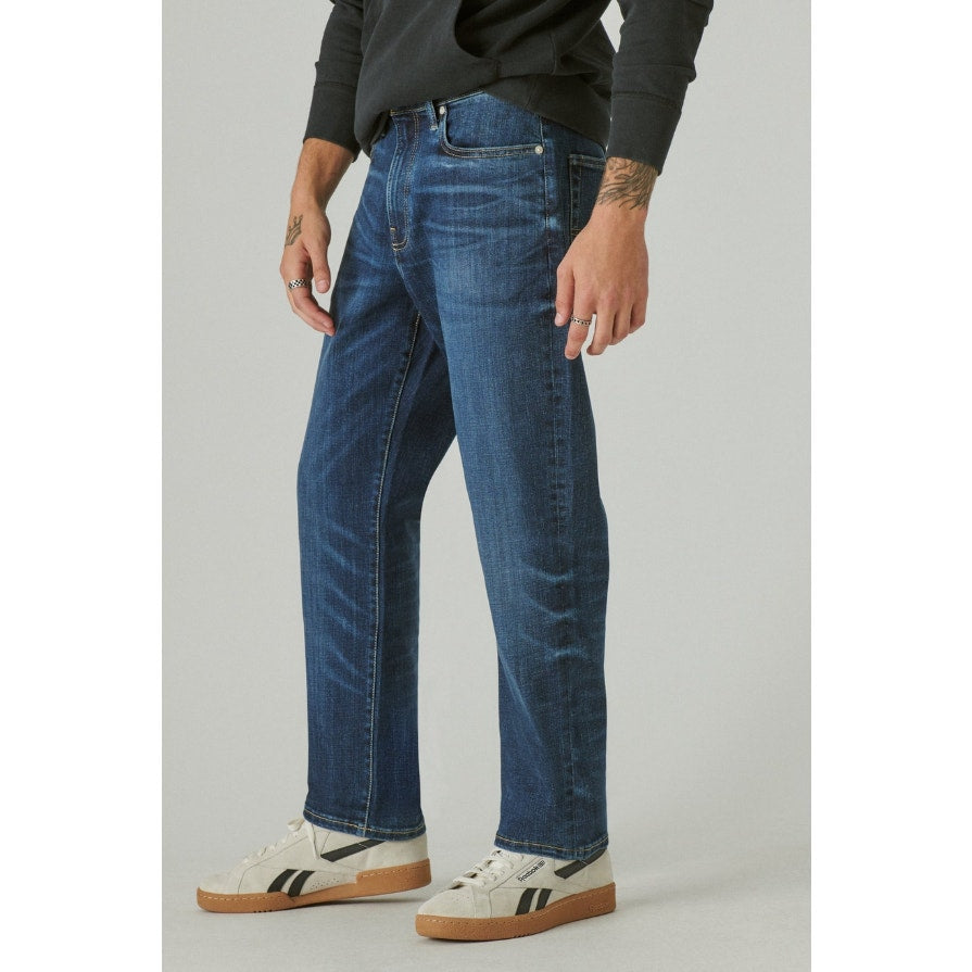 LUCKY BRAND Men's 410 Athletic Straight Jeans 33x34 Blue Royce Stretch NWT