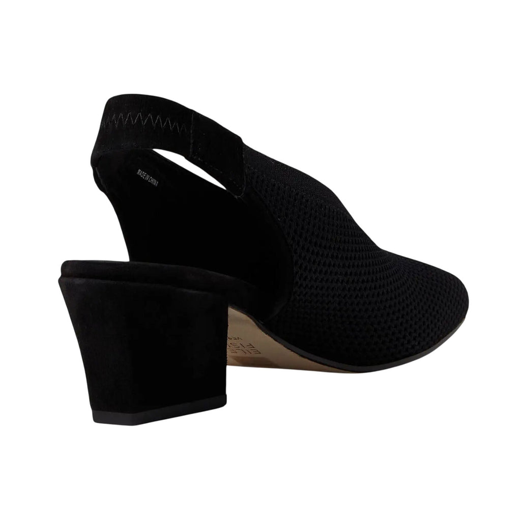 Eileen Fisher Womens Vasa Heels US 10 EU 40.5 Black Slingback Leather NIB