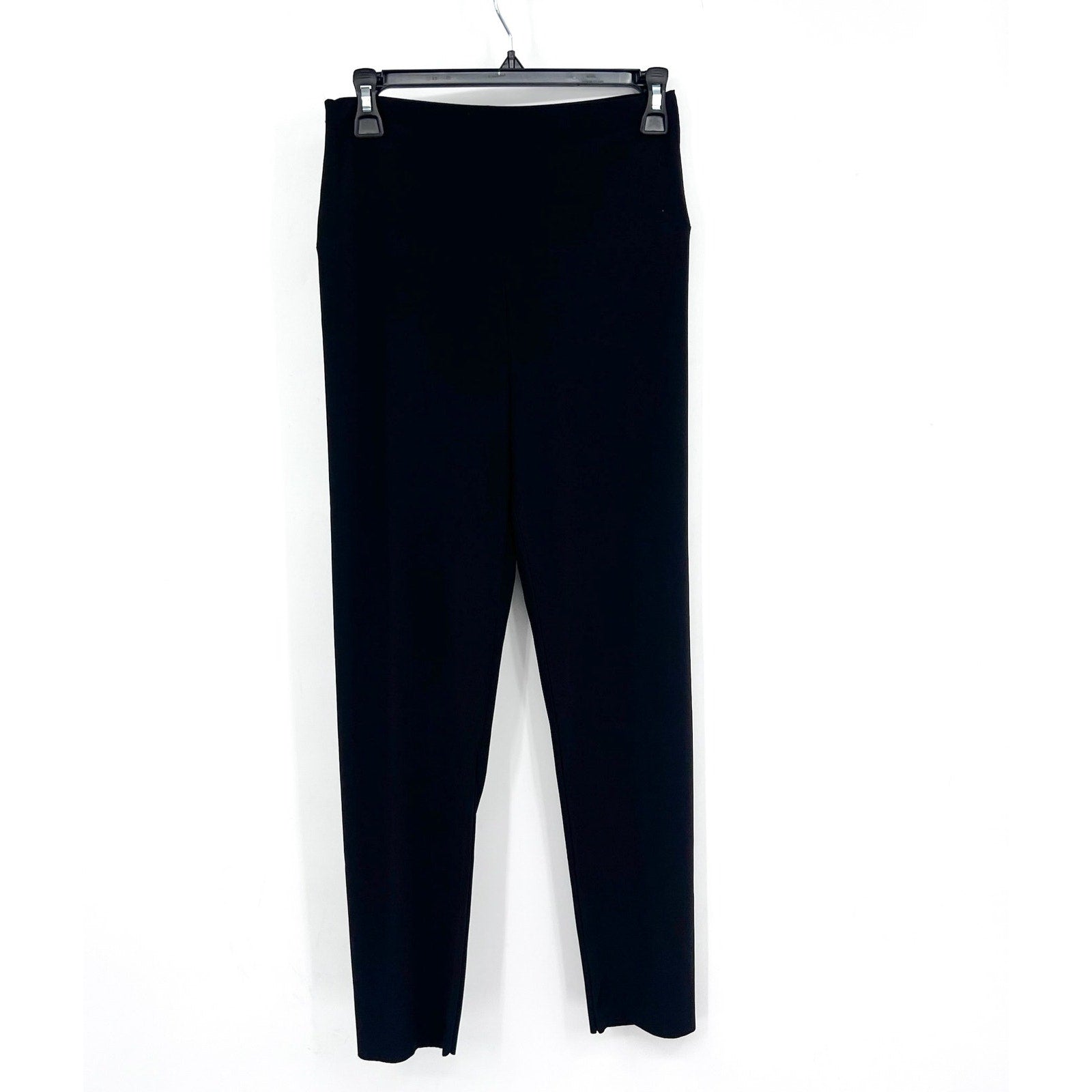 NORMA KAMALI Women's Lifestyle Cropped Leggings Medium/34 Black Stretch NWOT