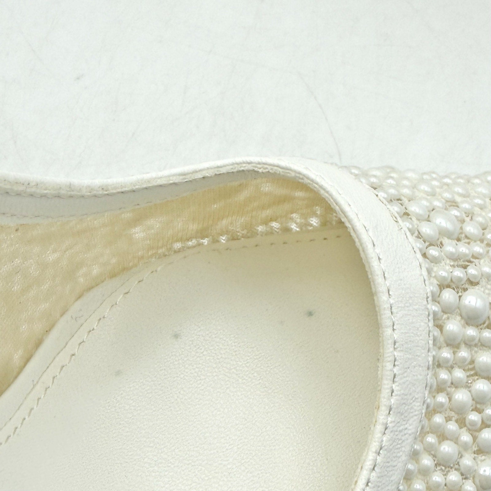 Steve Madden Womens Bri Lace Heels US 7 M EU 37.5 White Bow NWOB