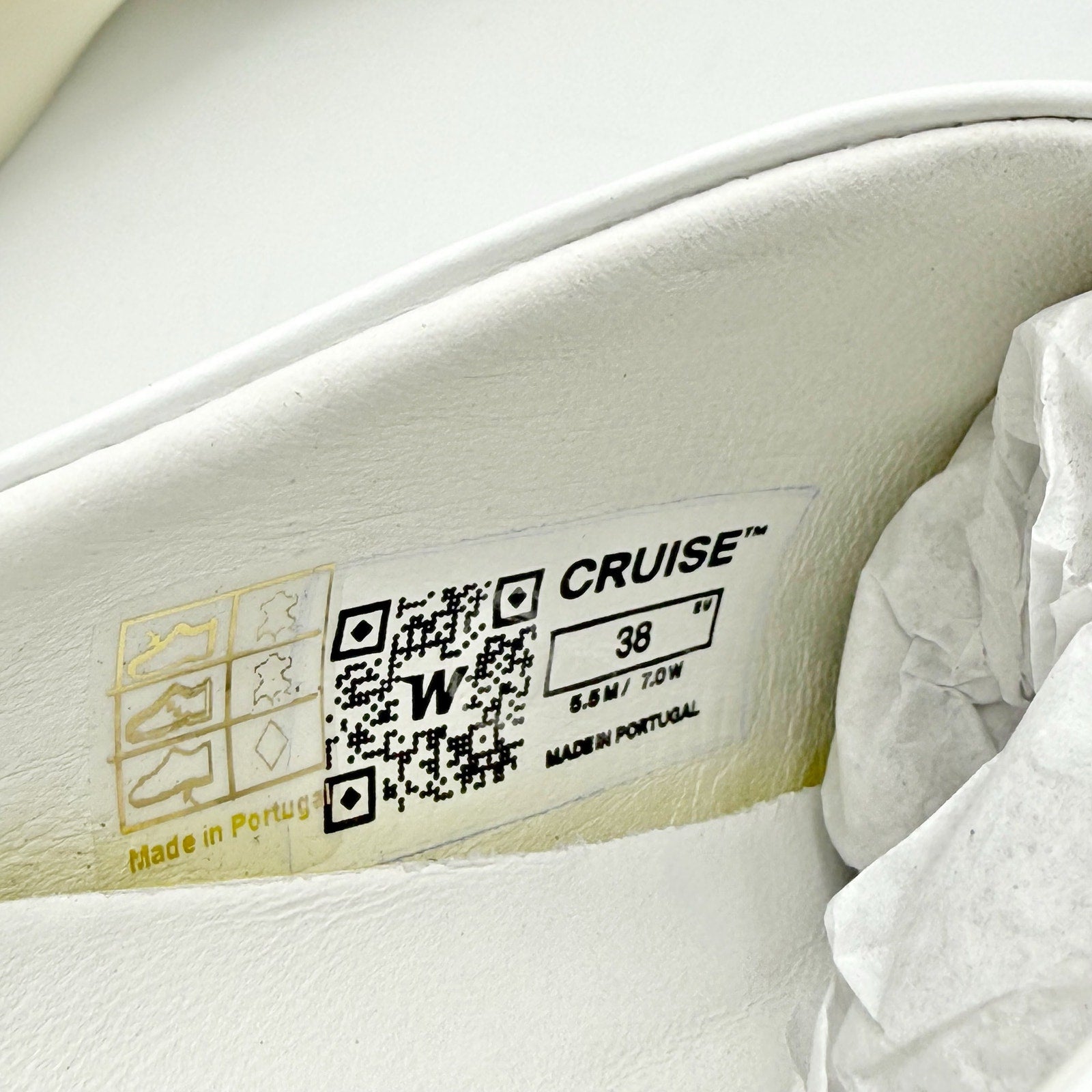 Wolf & Shepherd Cruise Mule Slip On Shoes Mens 5.5 Womens 7 White Leather NIB