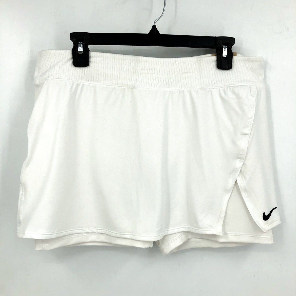NIKE Women's Court Dri-FIT Victory Tennis Skort XL White Slim Fit NWT