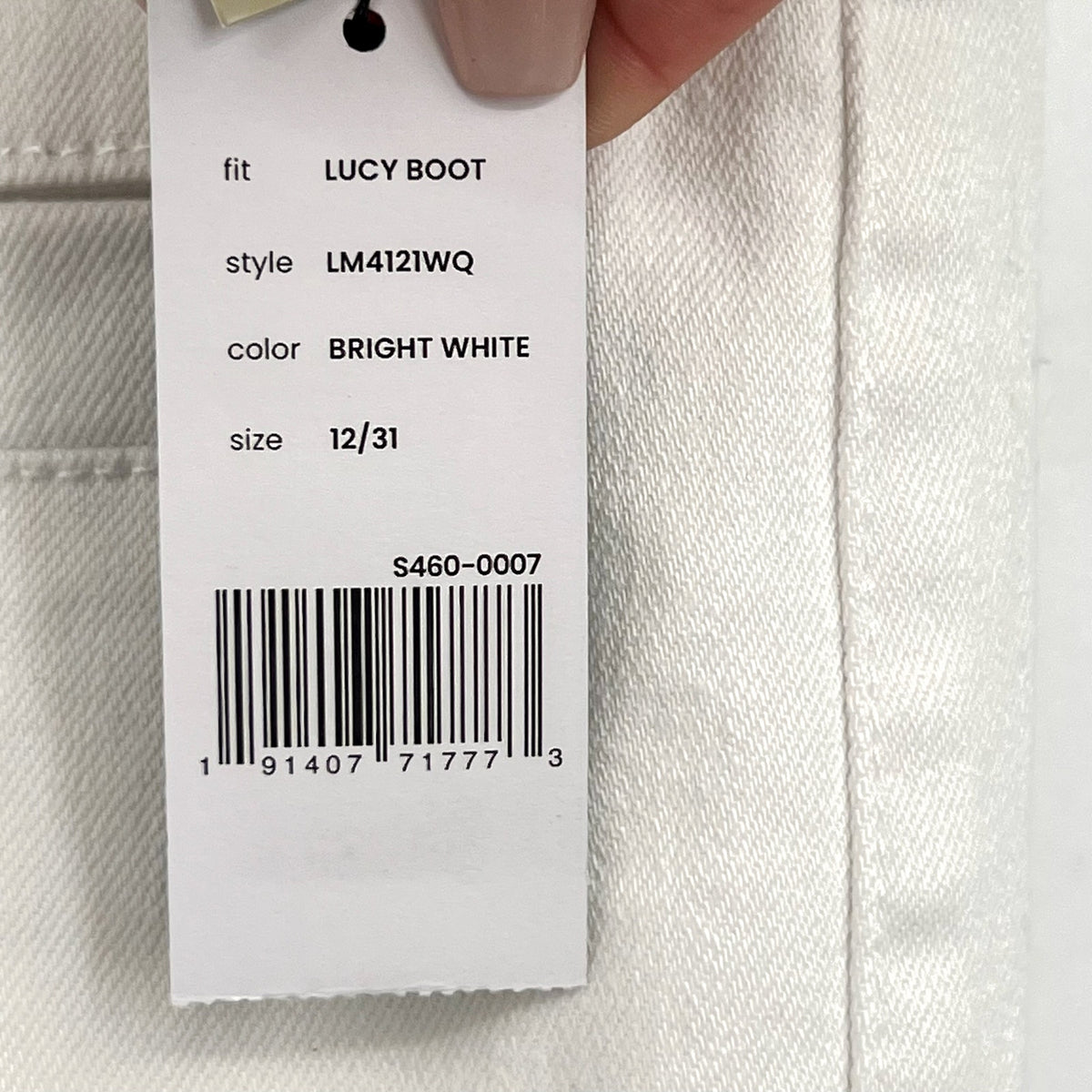 LIVERPOOL Womens Lucy Bootcut Jeans Size 31 US 12 Bright White Midrise NWT