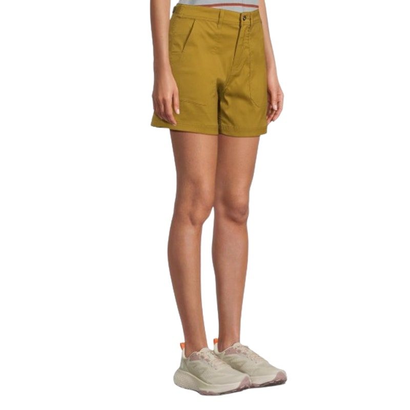 PRANA Women's Stretch Zion Cargo Shorts Size 10 Retro Olive Green 5" Inseam NWT