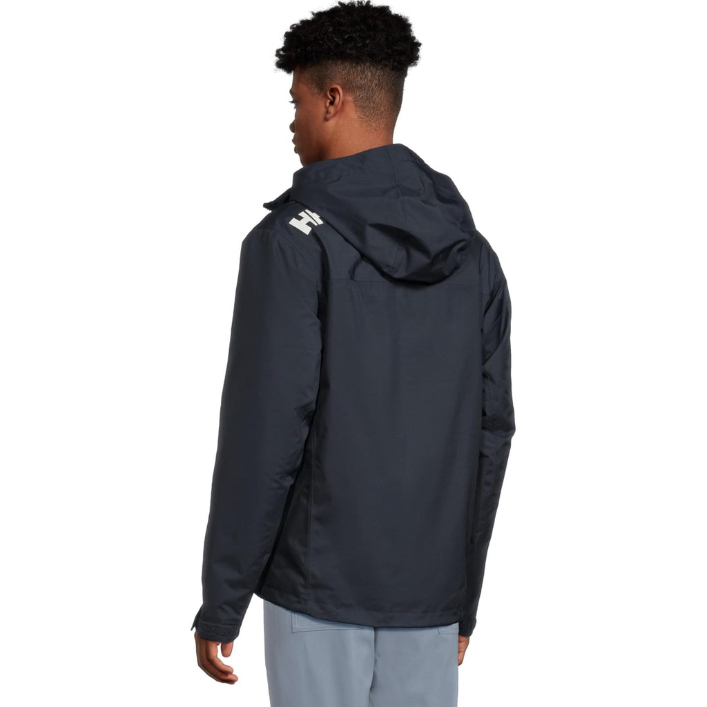 Helly Hansen Mens Crew Midlayer Sailing 2.0 Jacket 2XL Navy Blue Hood WP NWT