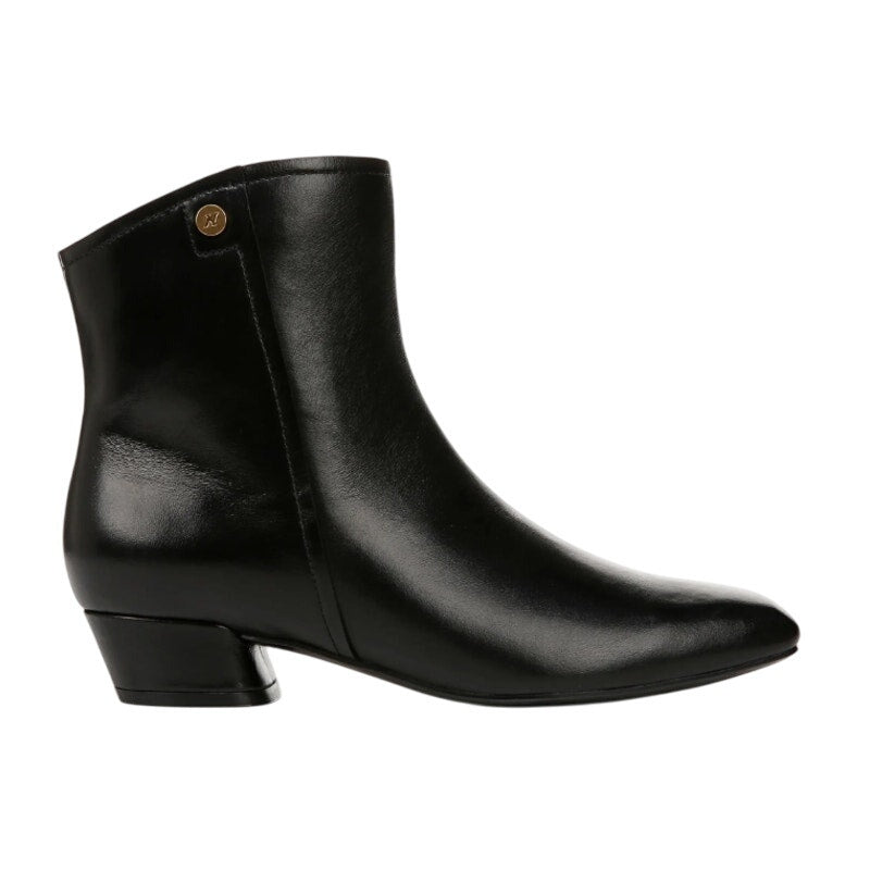 Naturalizer Womens Raffee Ankle Boots US 11 M EU 42 Black Leather Booties NWOB