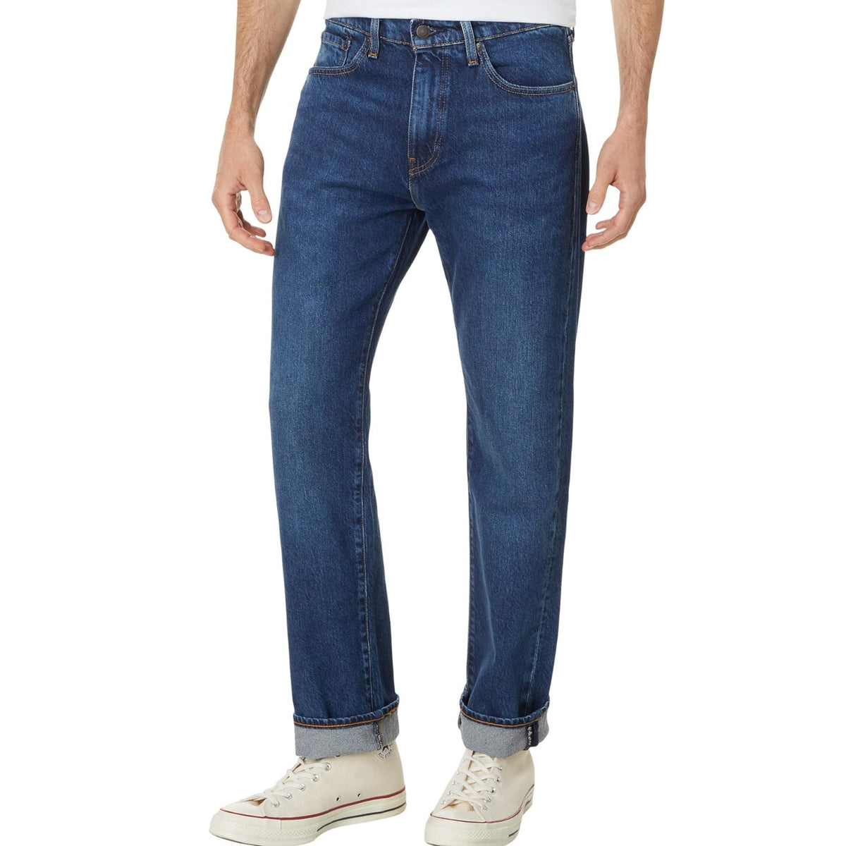 Levi's Men's 505 Regular Fit Jeans 30X30 Dark Blue Wash 00505-0000 NWT