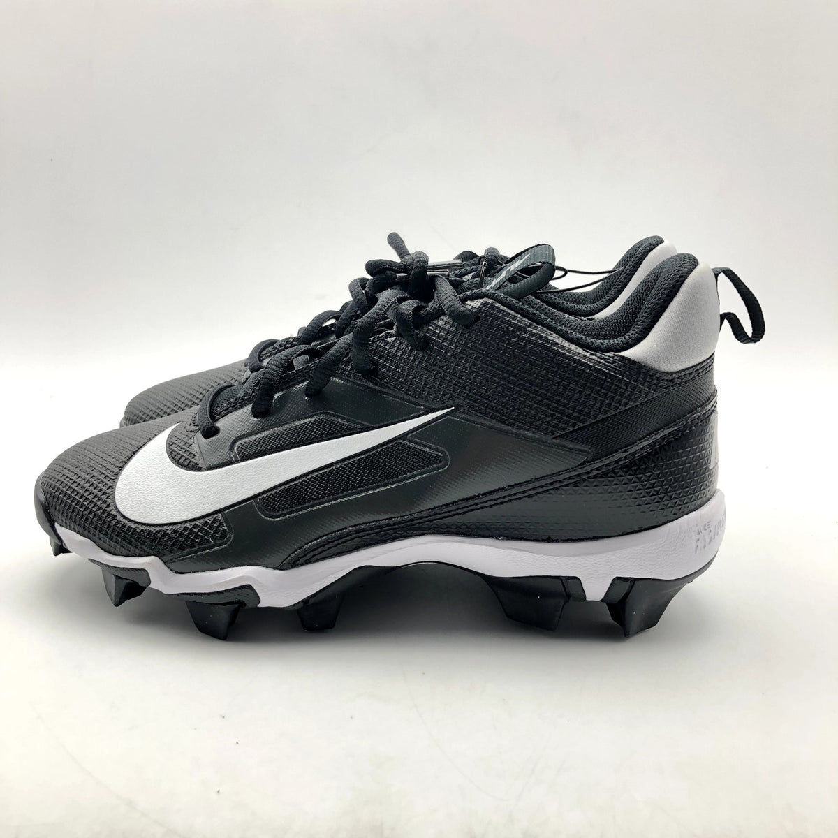 Nike Kids Alpha Menace 4 Shark Football Cleats Youth 6 Wide Black Grey NWOB
