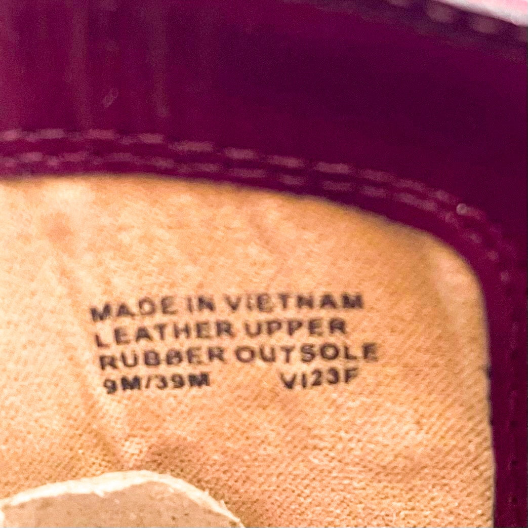 MICHAEL KORS Women's Evaline Suede Heeled Bootie 9M Mulberry Red Pull-On NWOB