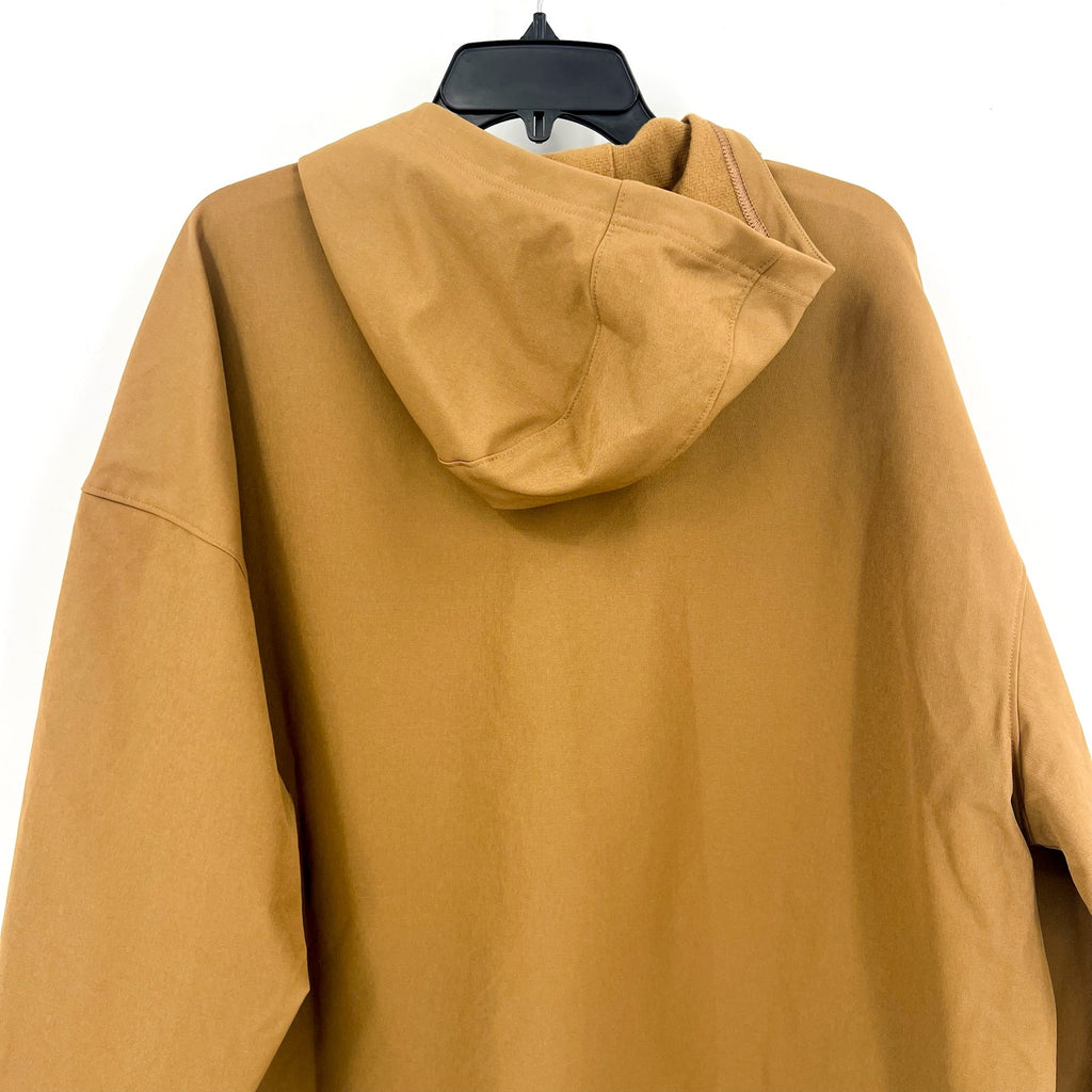 UNDER ARMOUR UA Vibe StormShell Jacket Hoodie Medium Tan Water Resistant NWOT