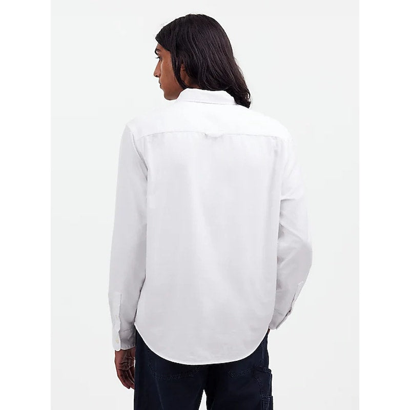 MADEWELL Men's The Vintage-Worn Oxford Shirt XS White Lighthouse NJ710 NWT