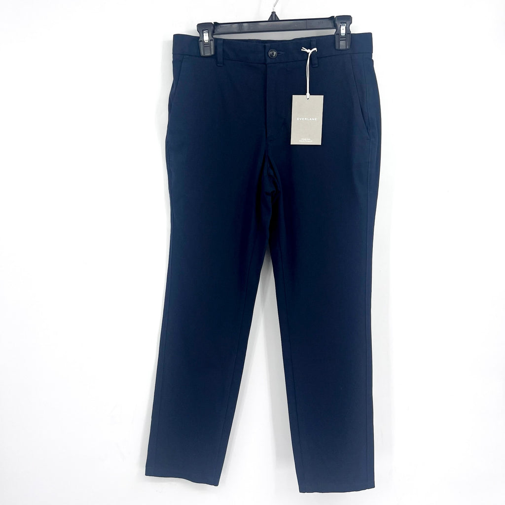 EVERLANE Men's Uniform Performance Chino 30x28 Navy Blue Slim Fit Pants NWT