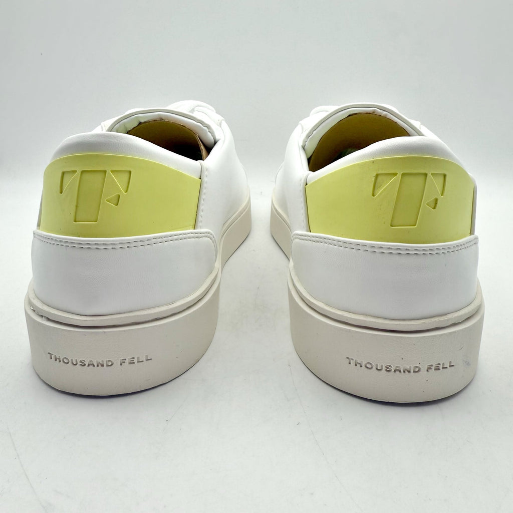 Thousand Fell Mens Lace Up Sneakers US 10 EU 43 White NIB