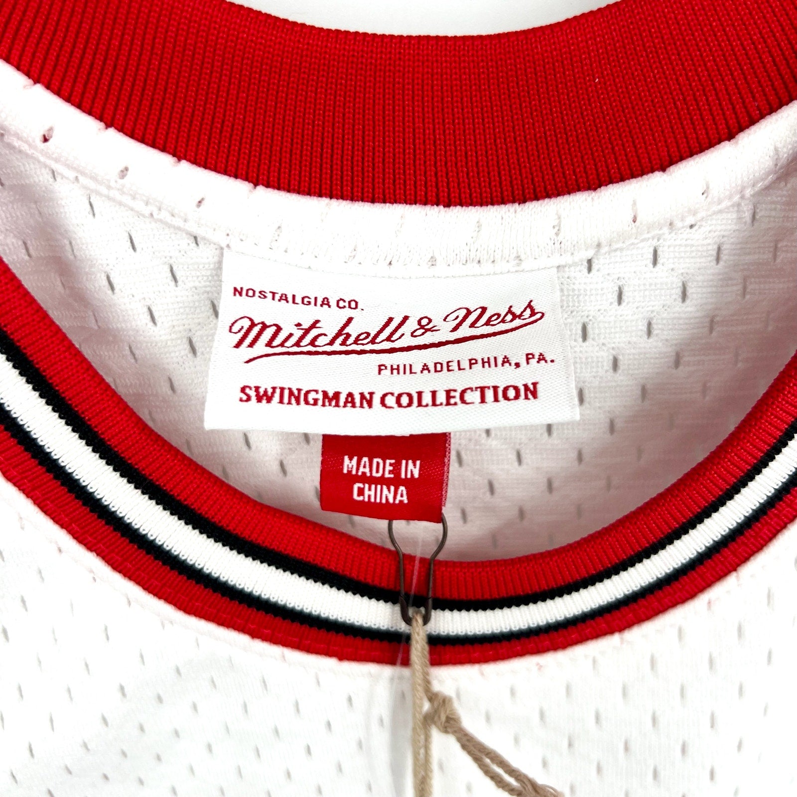 MITCHELL & NESS Rodman 1997-98 Chicago Bulls Swingman Jersey Medium White NWT