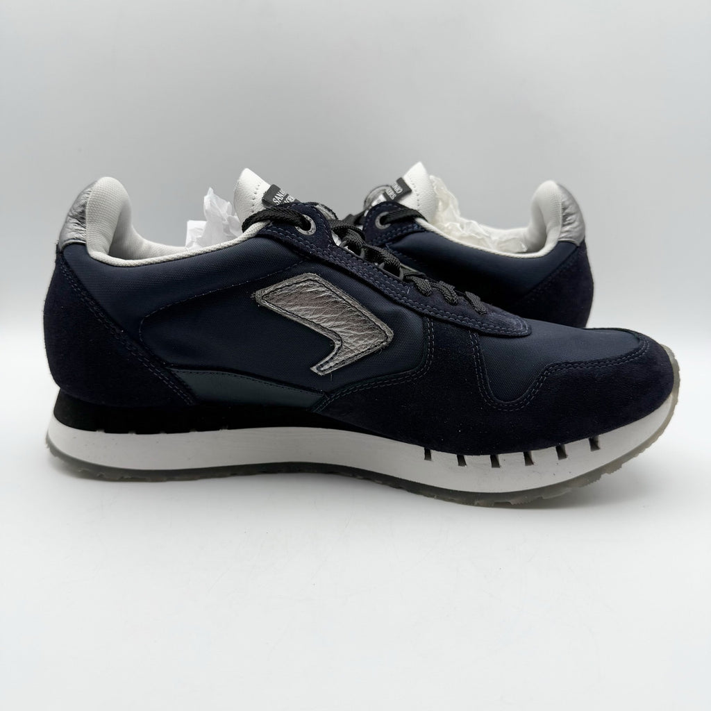 SAS Womens 7Eventy6ix-X Comfort Retro Sneakers Size 11 WIDE Blue Suede NIB