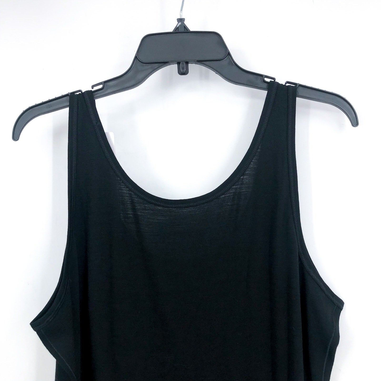 SMARTWOOL Women's Merino Tank Top Large Black Stretch Scoop Neck NWT