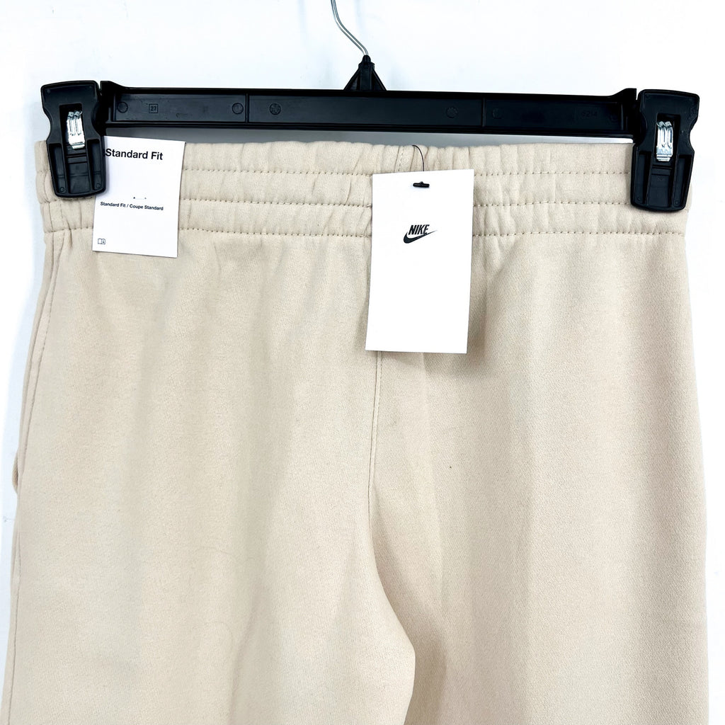 NIKE Kids Sportswear Club Fleece Joggers Pants Medium Cream White Boys Girls NWT