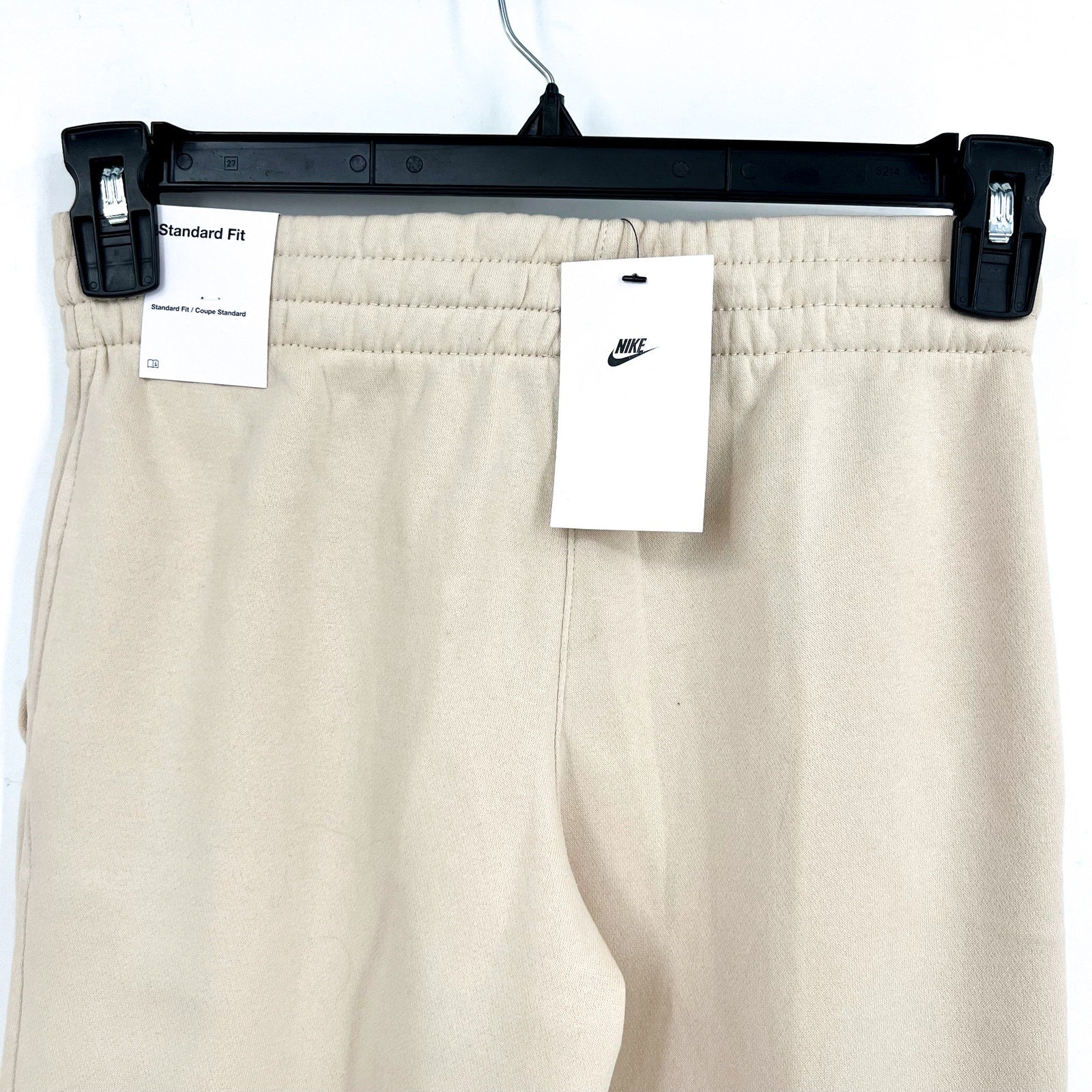 NIKE Kids Sportswear Club Fleece Joggers Pants Medium Cream White Boys Girls NWT