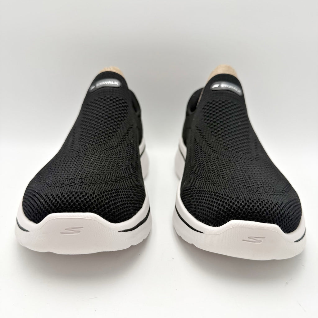 Skechers Womens Performance GO Walk Slip In Sneakers US 11 Black Arch Fit NIB