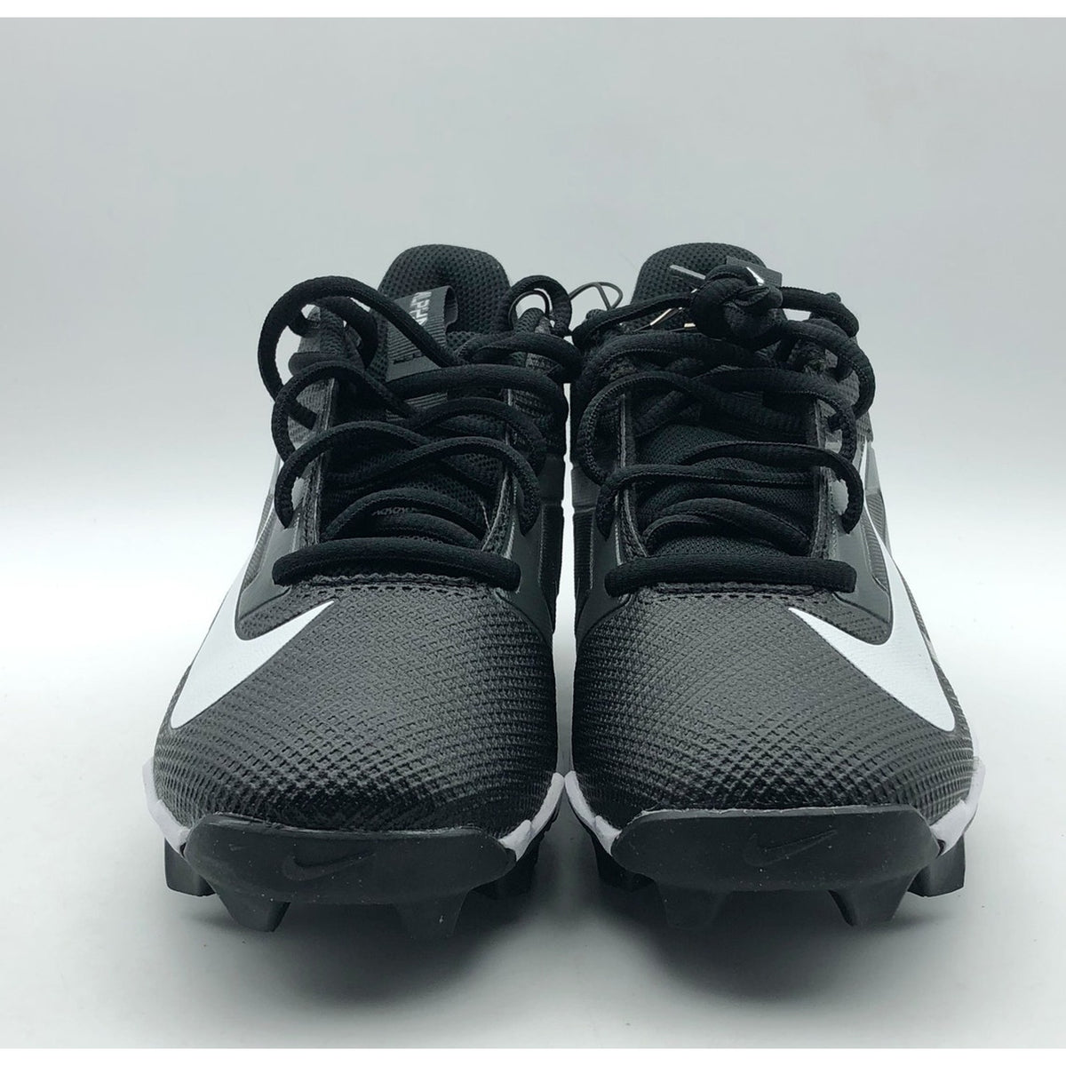 Nike Kids Alpha Menace 4 Shark Football Cleats Youth 6 Wide Black Grey NWOB