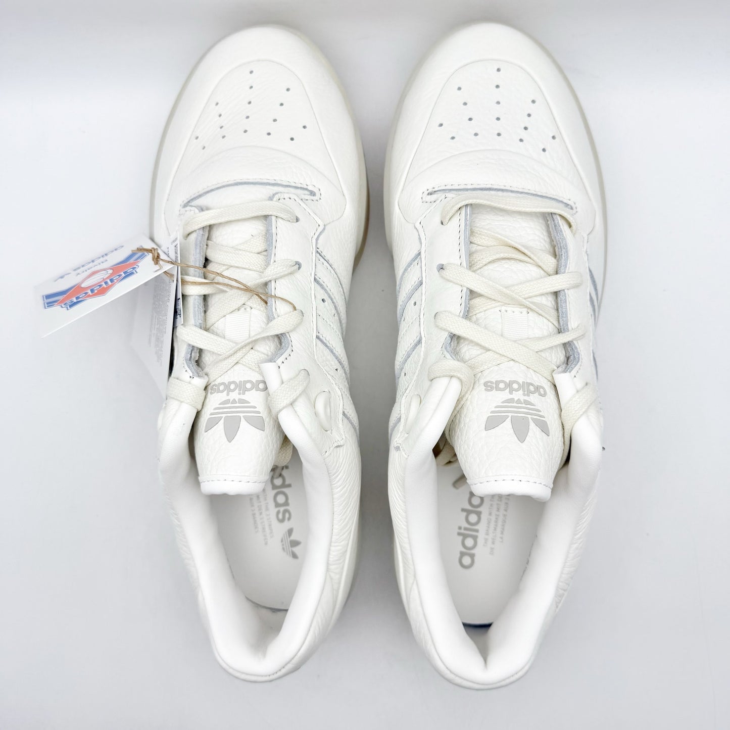 Adidas Originals Men Rivalry Low Lux Sneakers US 10.5 EU 44.5 White Athletic NIB