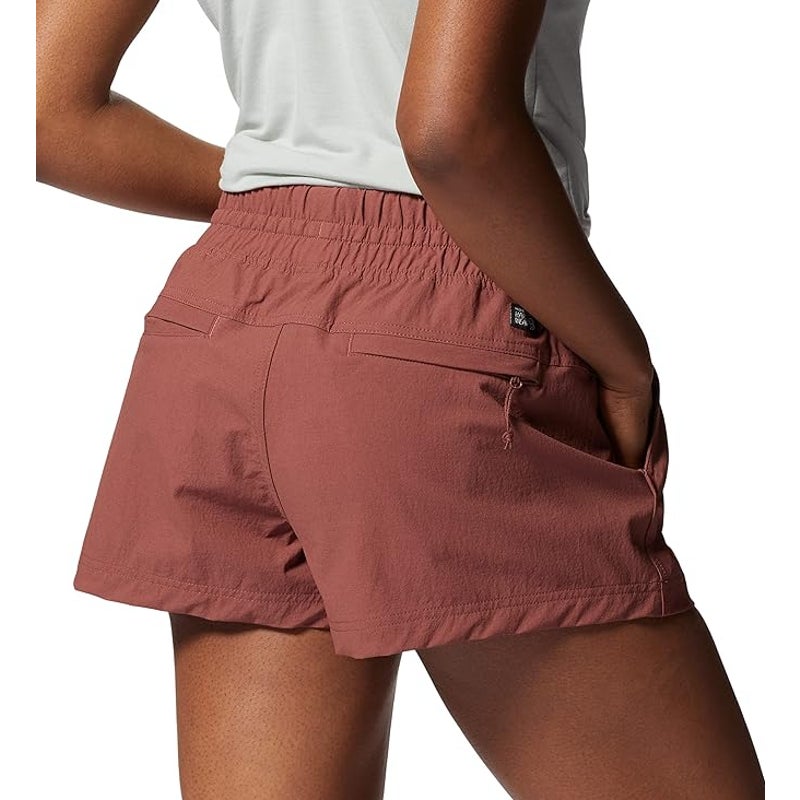 MOUNTAIN HARDWEAR Women's Basswood Pull-on Shorts Medium Red Clay Earth NWT