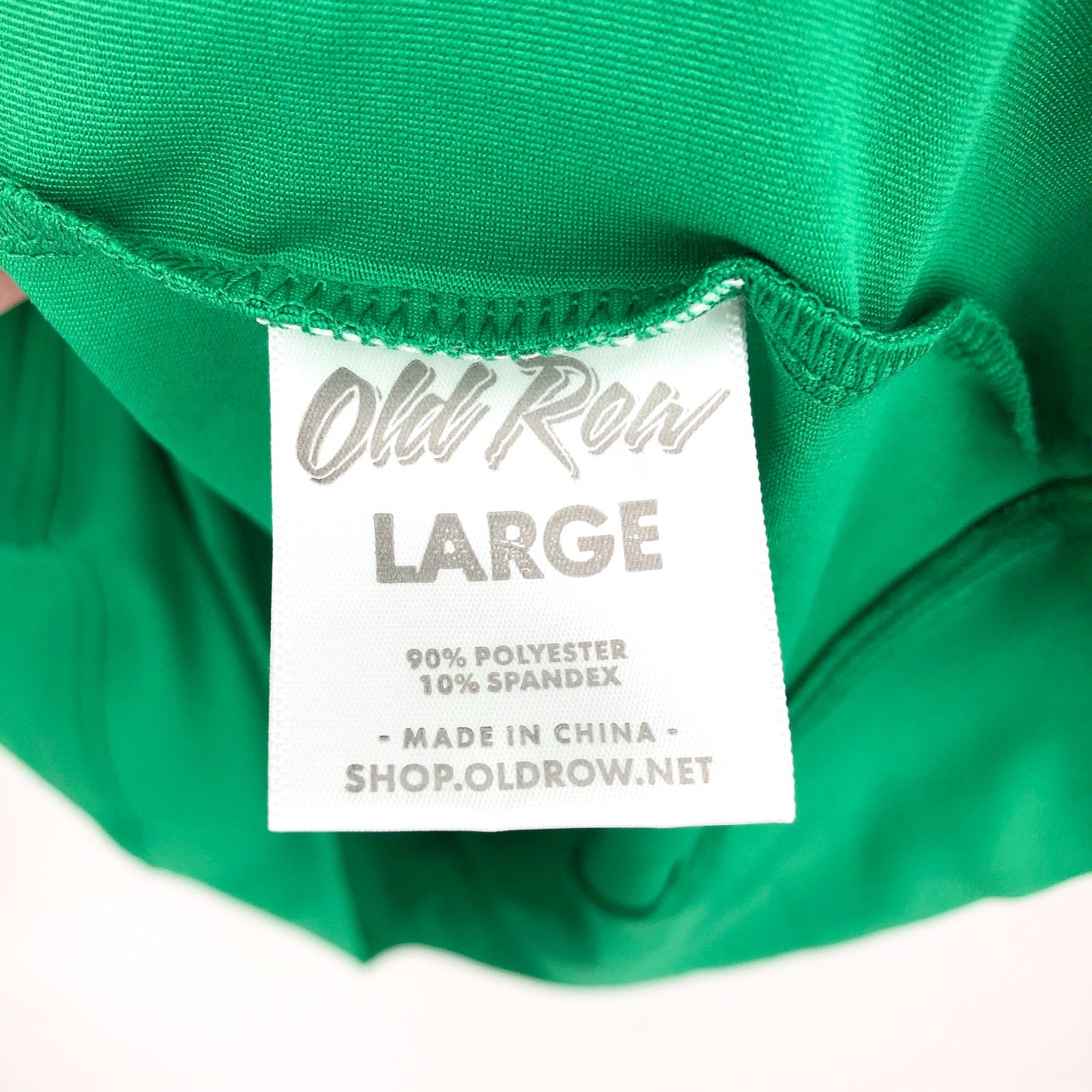 OLD ROW Men's Tailgate Quarter Zip Performance Pull Over Large Kelly Green NWT
