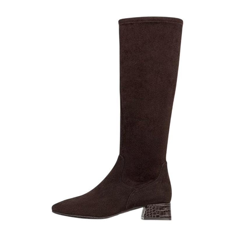 Donald Pliner Womens Regina Knee High Boot US 8.5 M Brown Suede NWOB