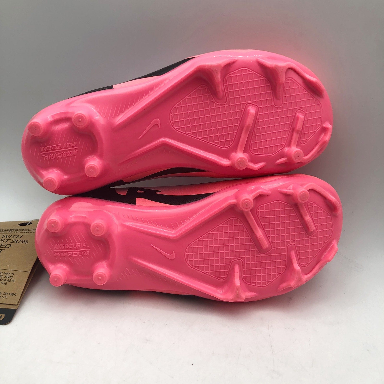 Nike Kids Mercurial Vapor 15 Academy Soccer Cleat 1 Youth Pink Black DJ5617 NWOB