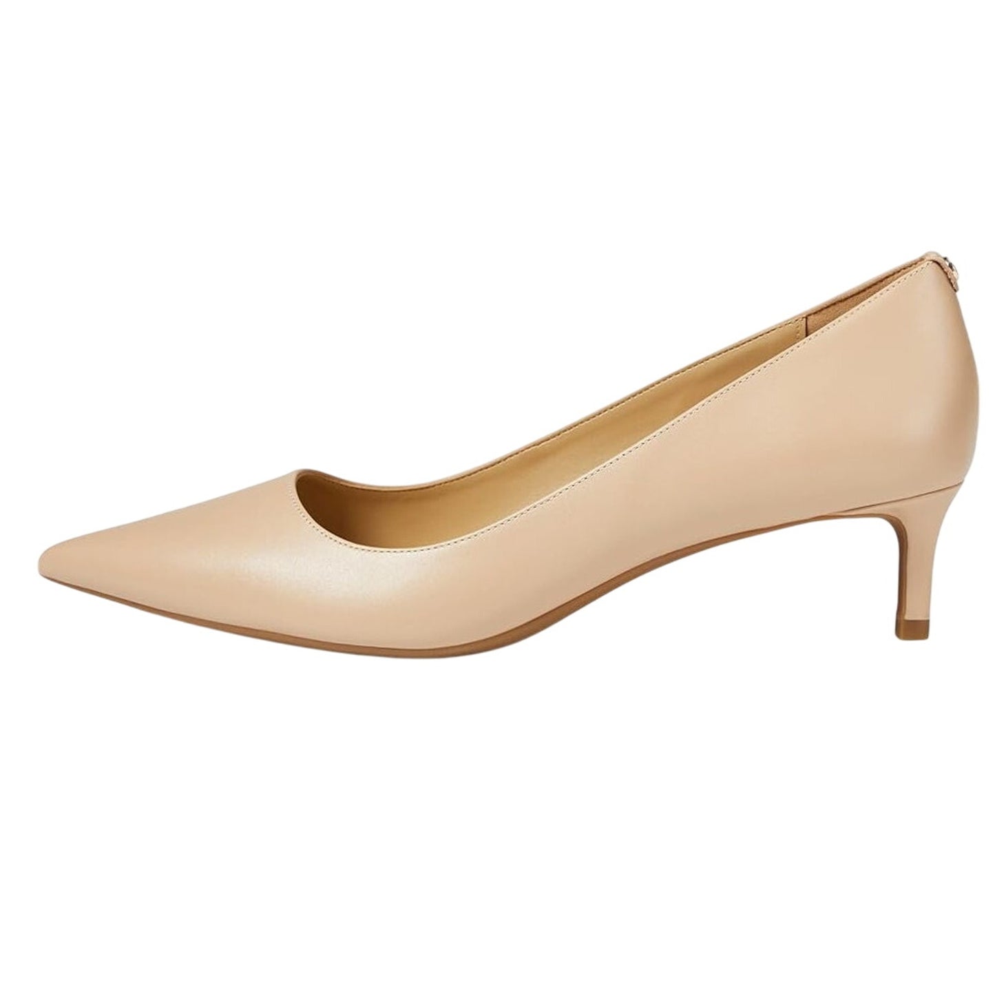Michael Kors Womens Alina Flex Kitten Pump US 7 M Blush Beige Leather NIB