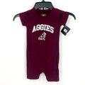 WES AND WILLY Infant Texas A&M One Piece Outfit 12 Months Red Maroon Graphic NWT