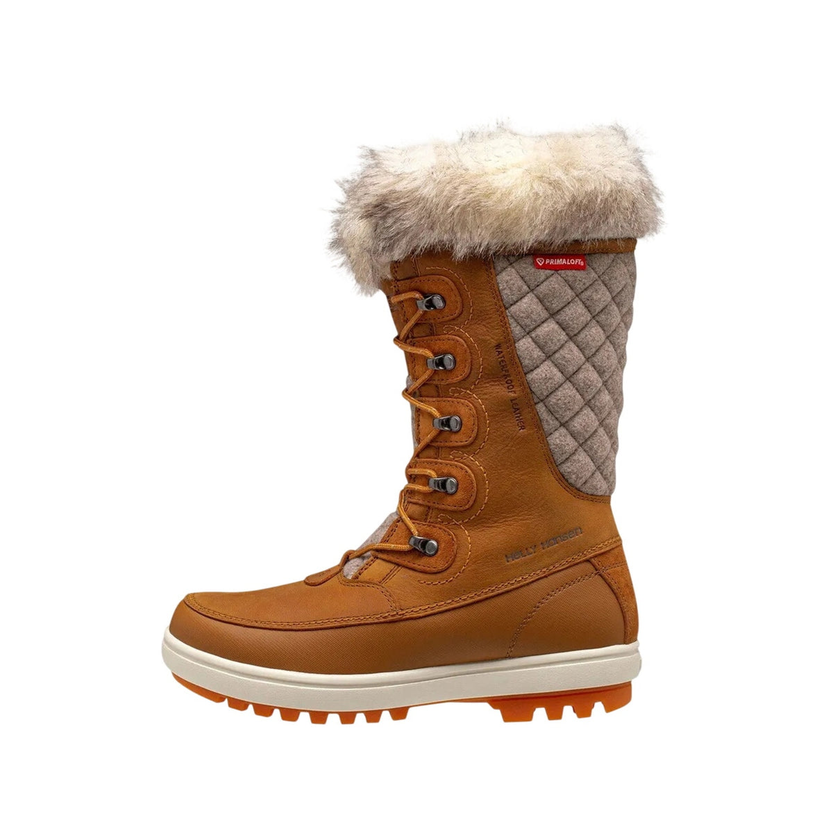Helly Hansen Womens Garibaldi Vl Winter Boots US 8 Tan Leather Insulated WP NWOB
