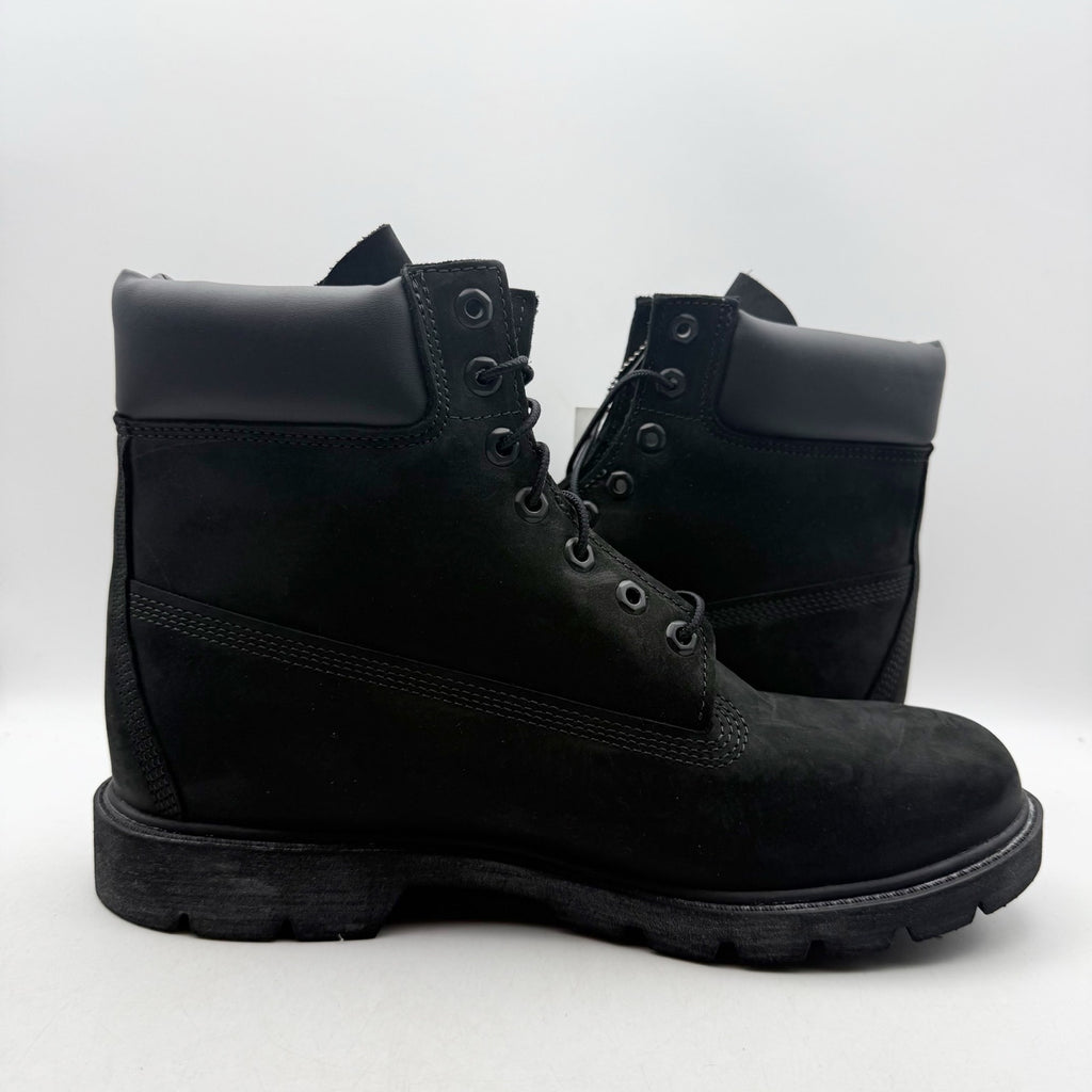 Timberland Mens Classic 6" Boots US 11 M EU 45 Black Nubuck Waterproof NIB