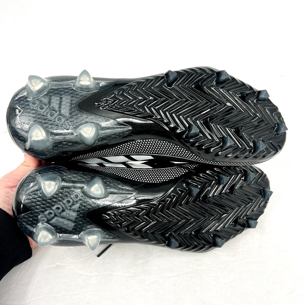 Adidas Mens Adizero Electric 1 Football Cleats Size 8 Black White NWOB