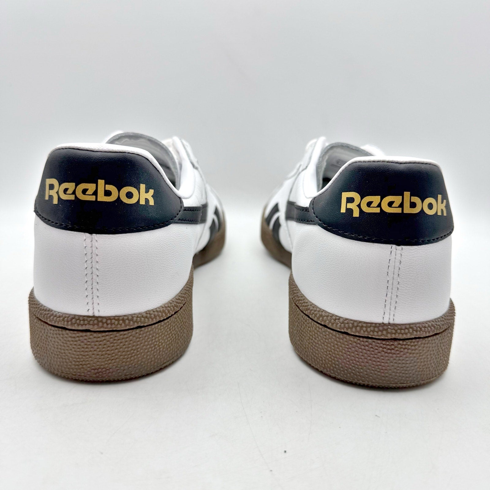 Reebok Mens Club C Grounds Casual Sneakers Size 9 EU 42 White Black NIB