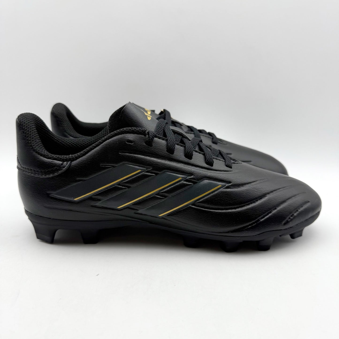 Adidas Kids Copa Pure II Club Football Cleats US 6 Black Gold Athletic NIB