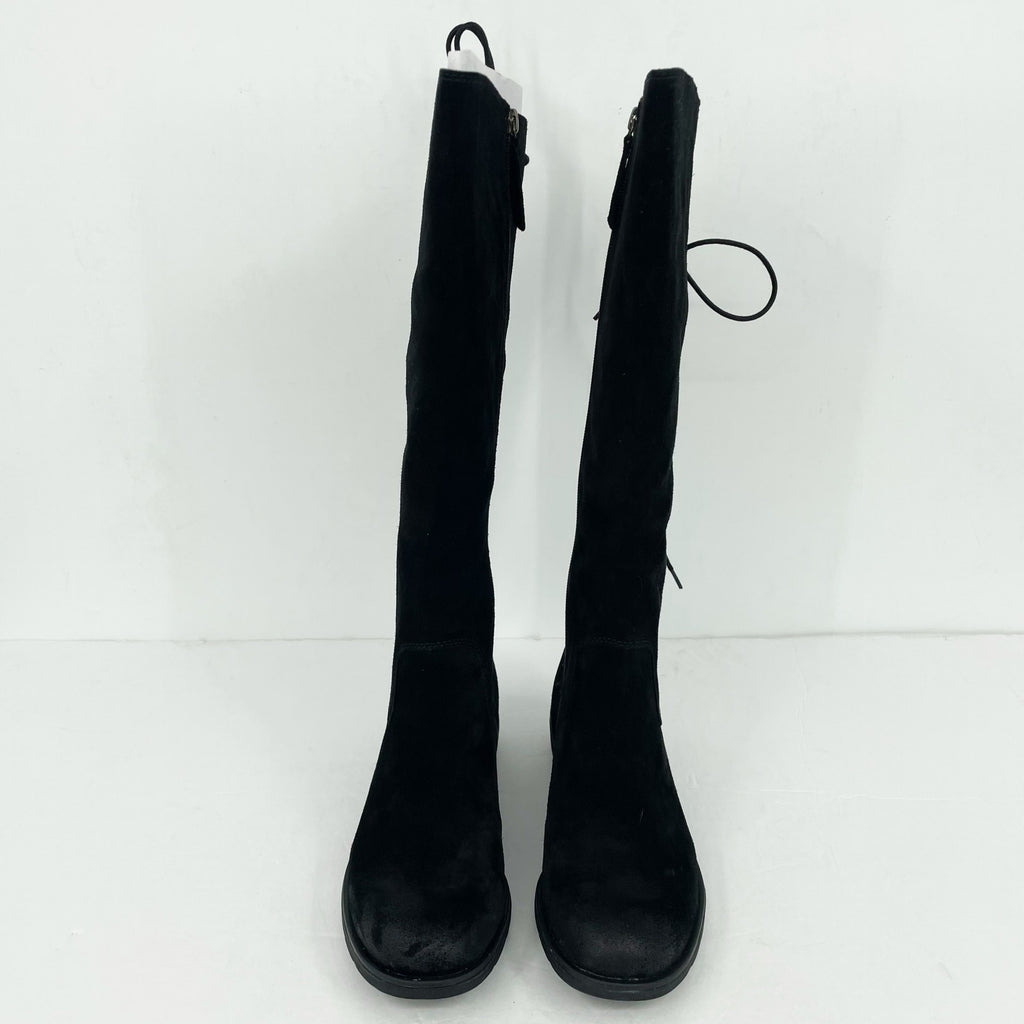 Sofft Womens Sharnell II Knee High Boot US 8 M EU 39 Black Suede Waterproof NWOB