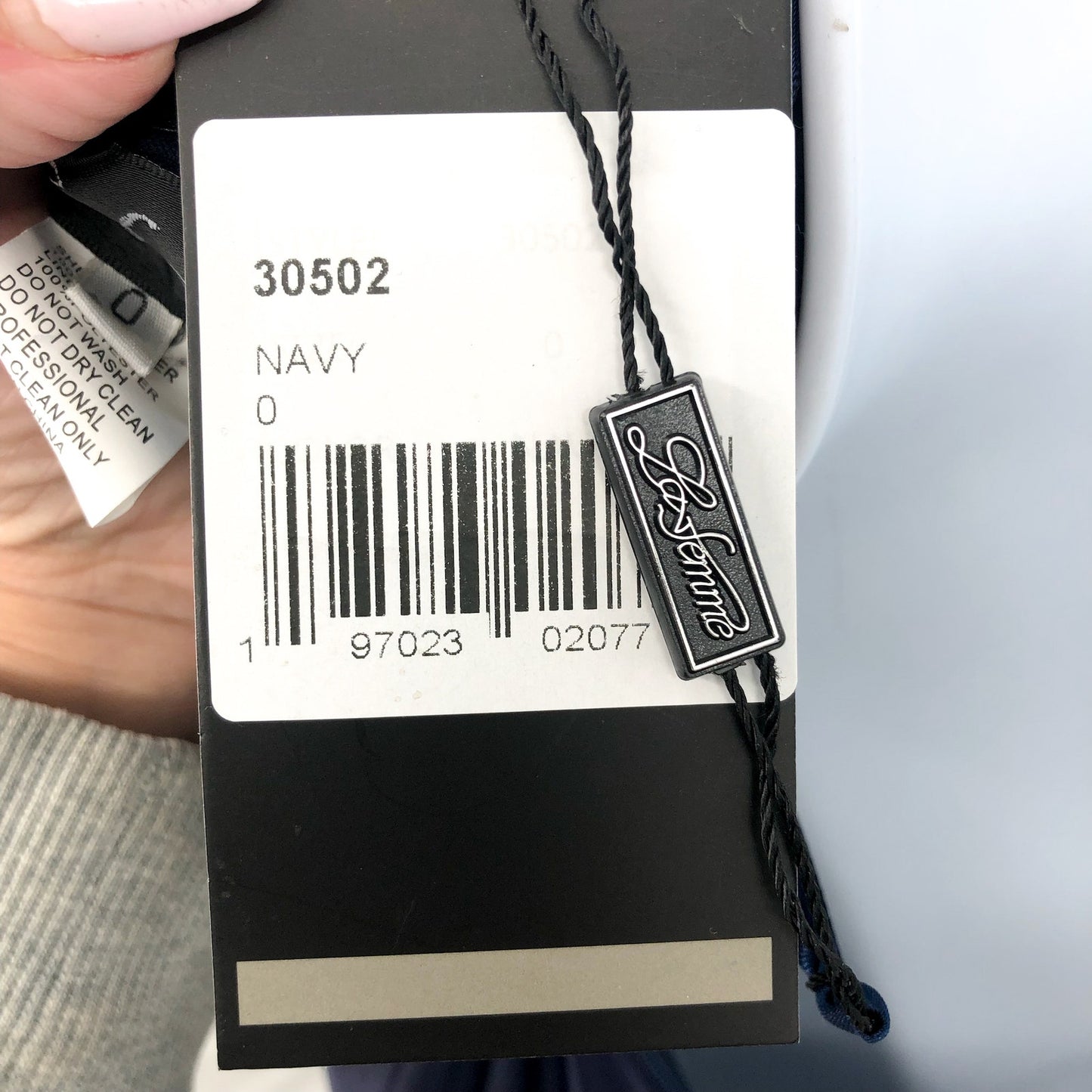 LA FEMME Strapless Sweetheart Long Dress Size 0 Navy Blue 30502 Mermaid NWT