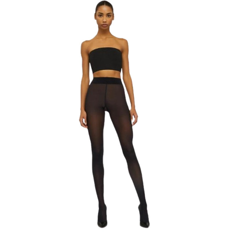 WOLFORD Women's Pure Shimmer 40 Concealer Tights Medium Admiral Flawless NWT