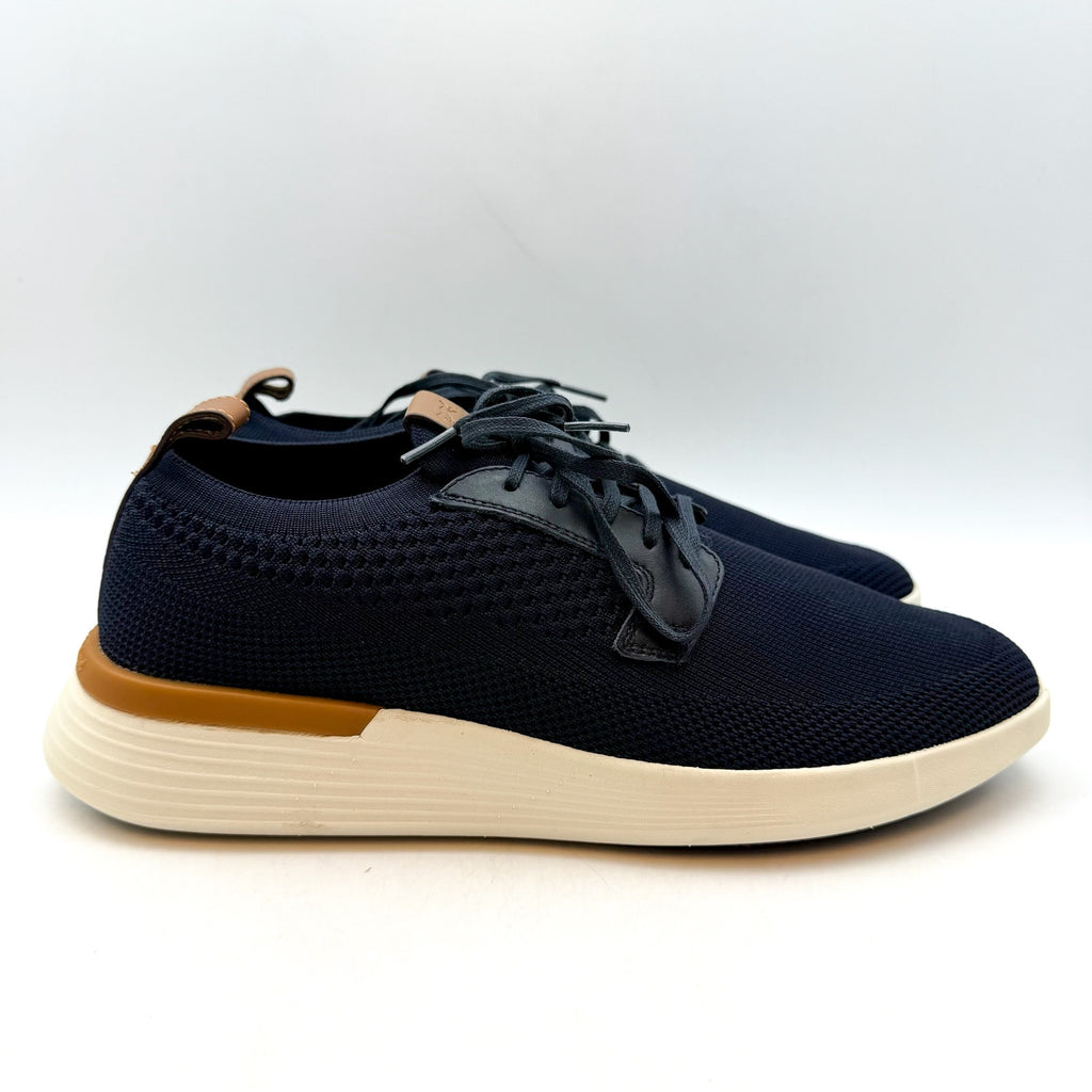 Wolf & Shepherd Swiftknit Derby Sneakers MENS 6 WOMENS 8 Navy Blue Knit NIB