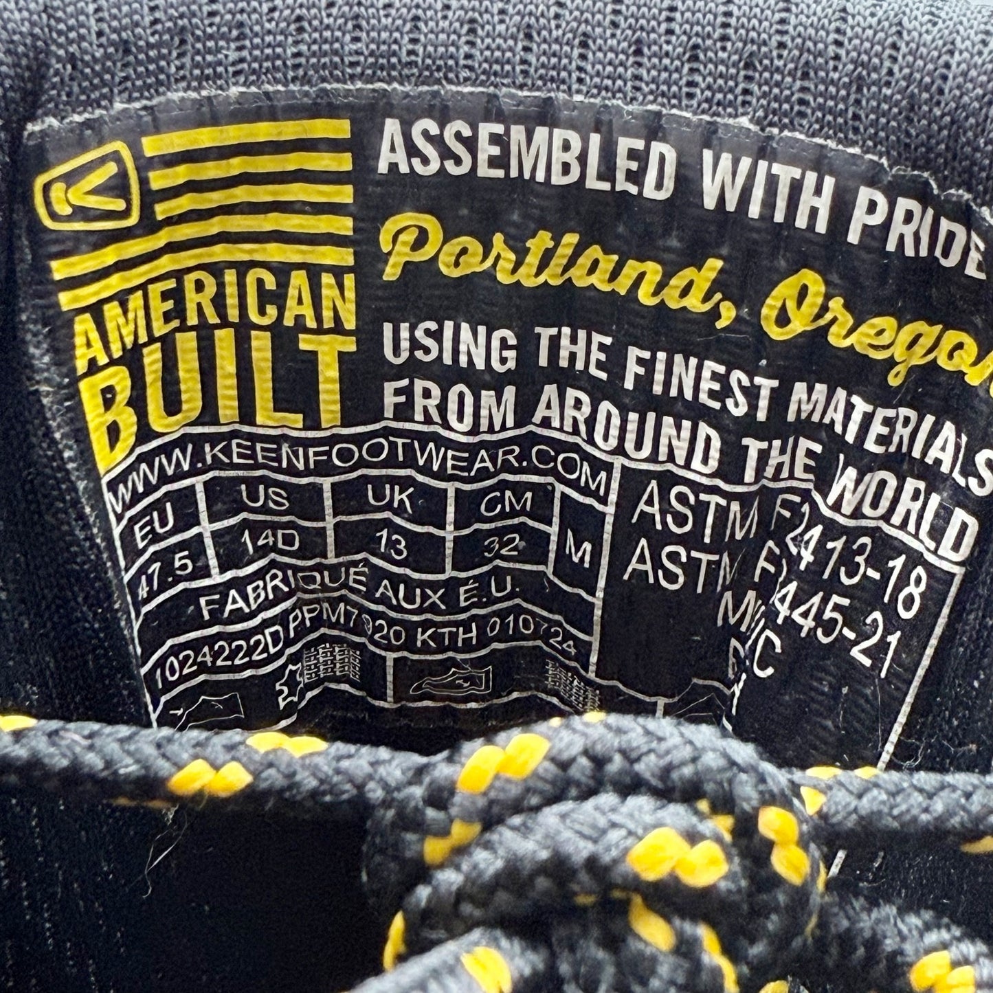 KEEN Mens Utility Dover 8" Work Boot US 14 D EU 47.5 Brown WP Carbon Toe NIB