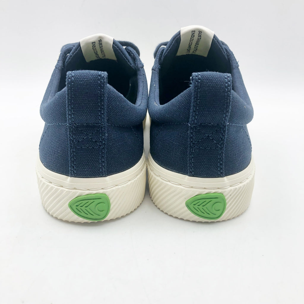 Cariuma Women's OCA Low Canvas Sneakers Size 9 Navy Blue Organic Cotton NIB
