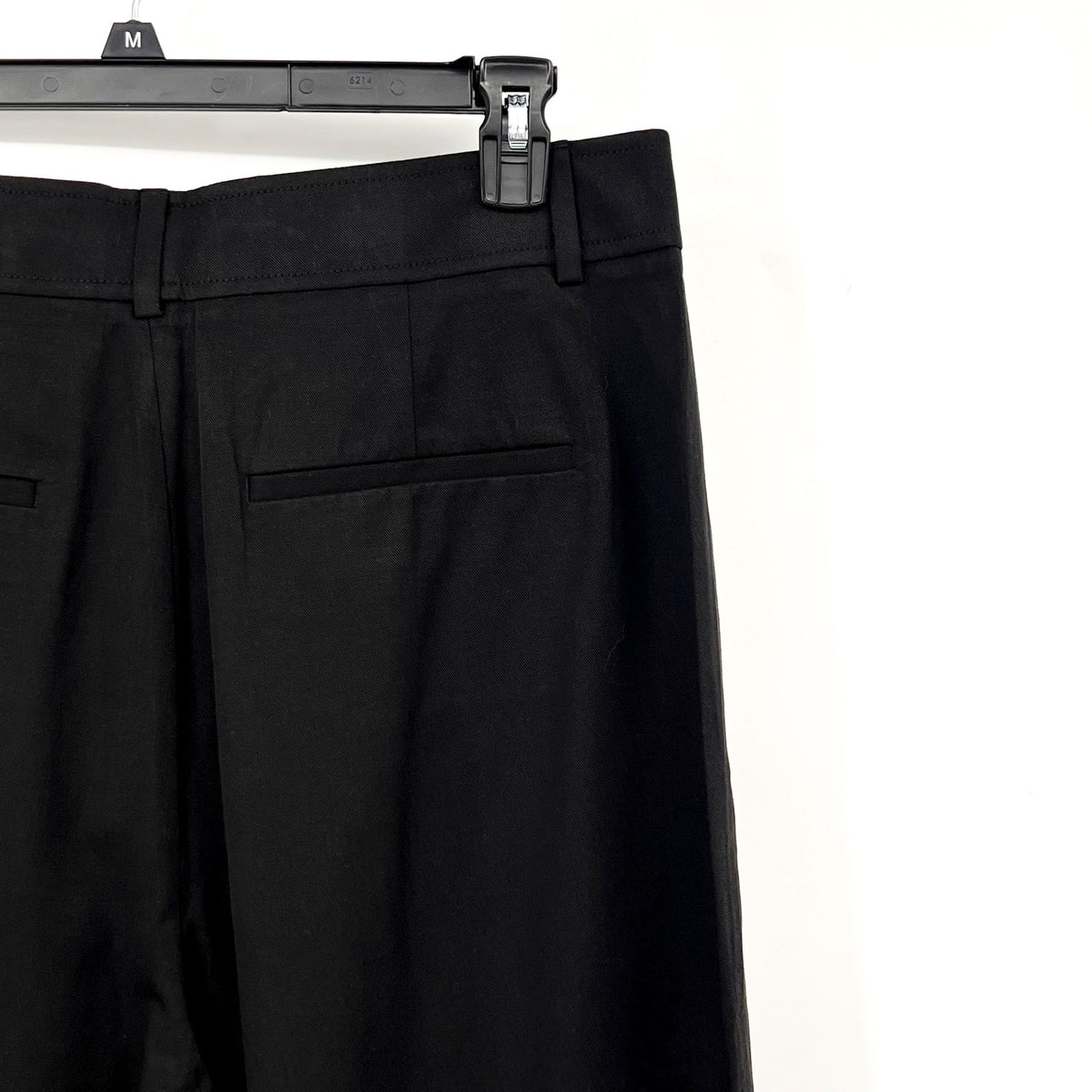 Everlane Womens The Way-High Drape Pants Size 12 30" Inseam Pleated Black NWT